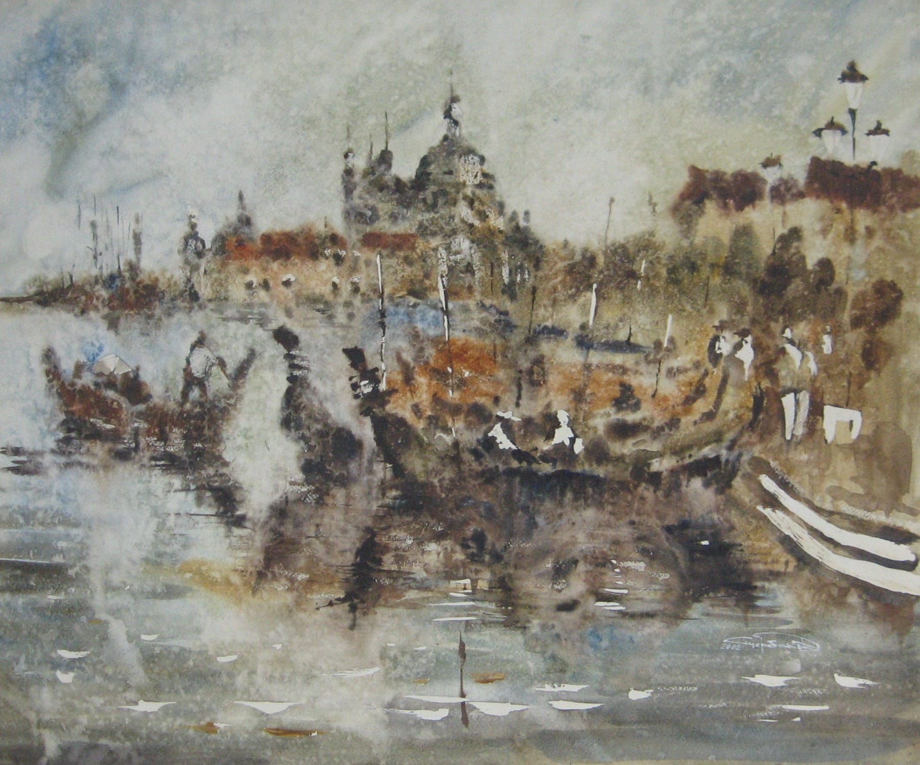 Venice — watercolour by Serhii Shcherbakov
