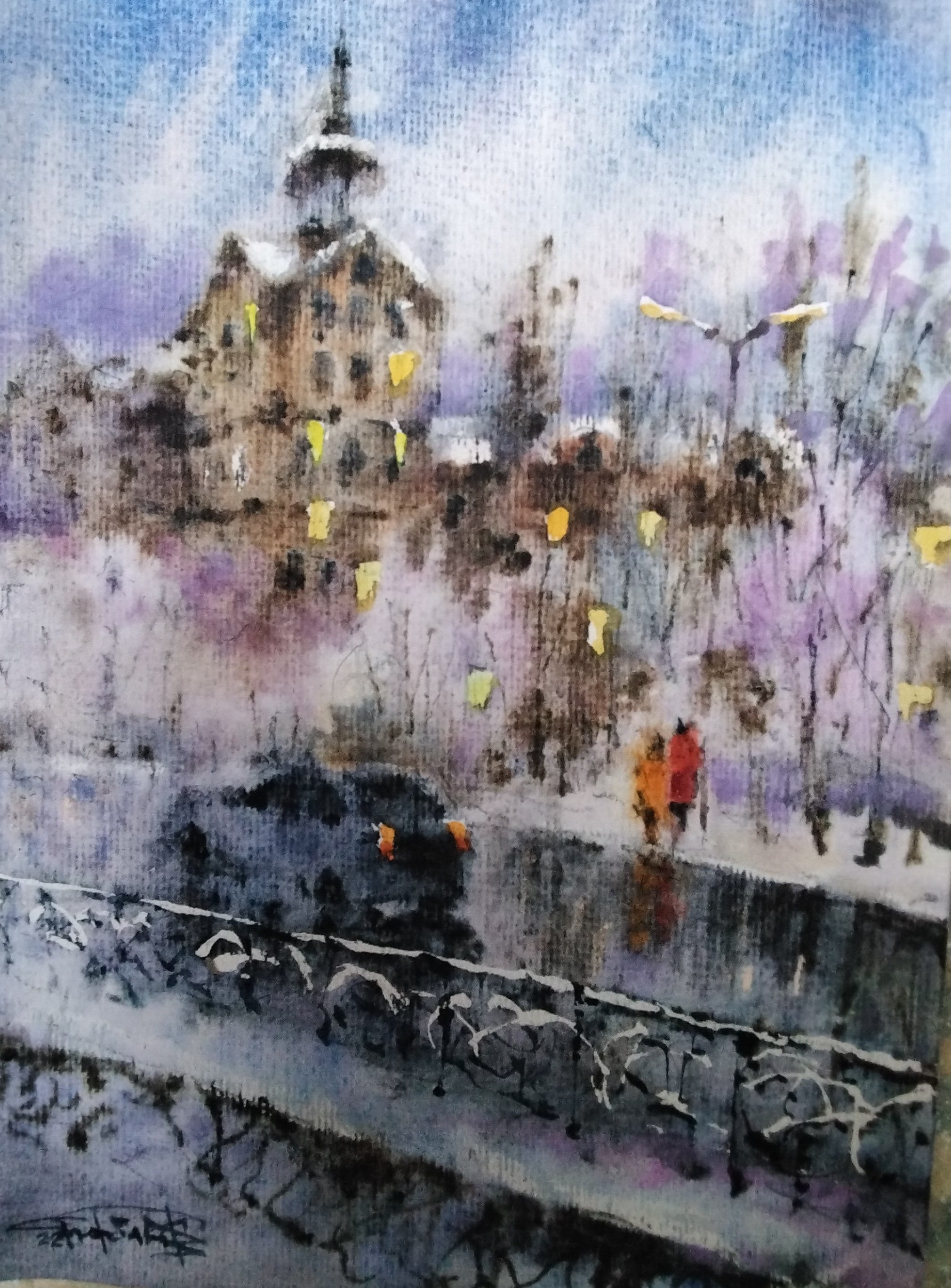 Kyiv No. 56 — watercolour by Serhii Shcherbakov
