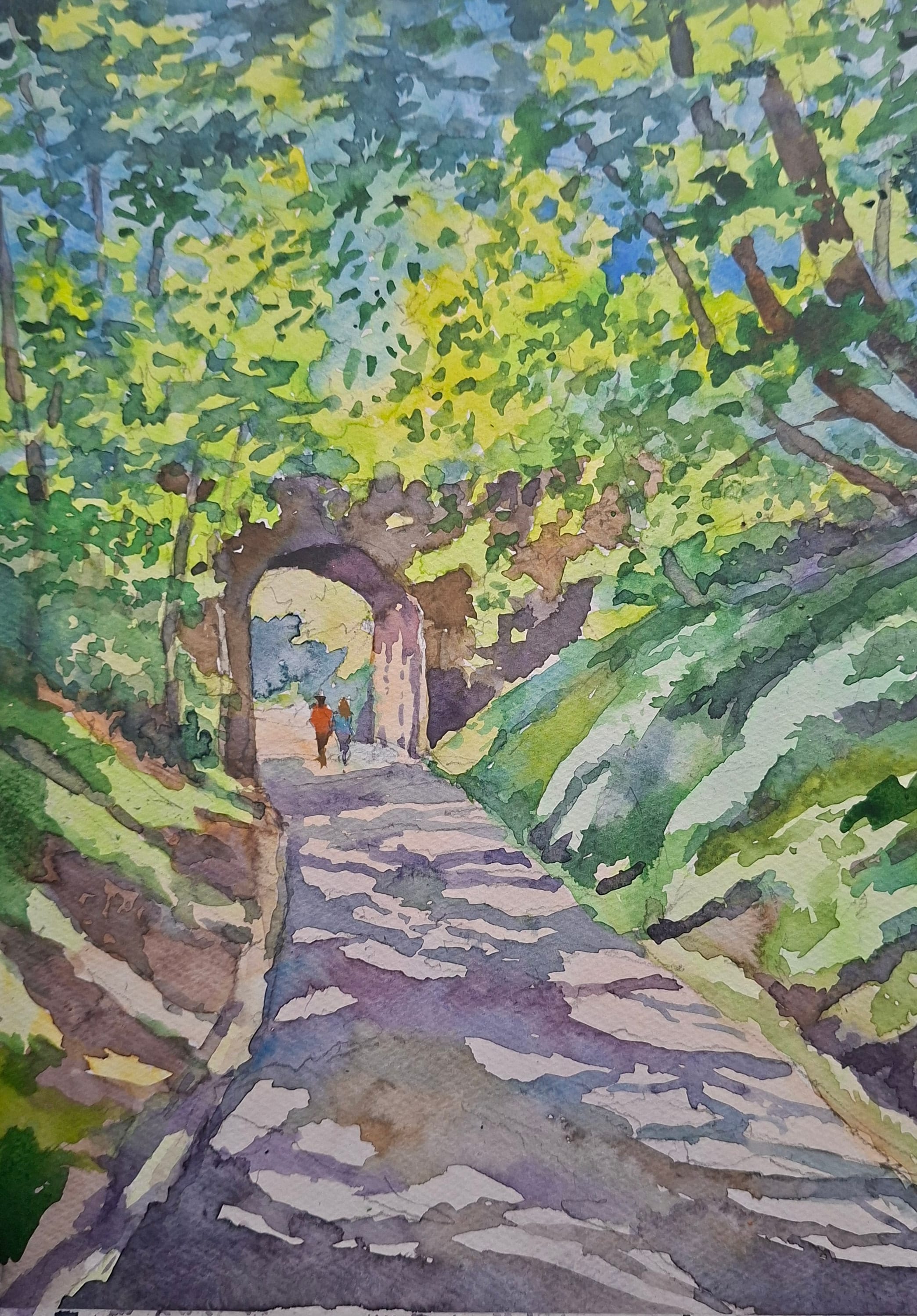 Ireland watercolour — watercolour by Serhii Shcherbakov