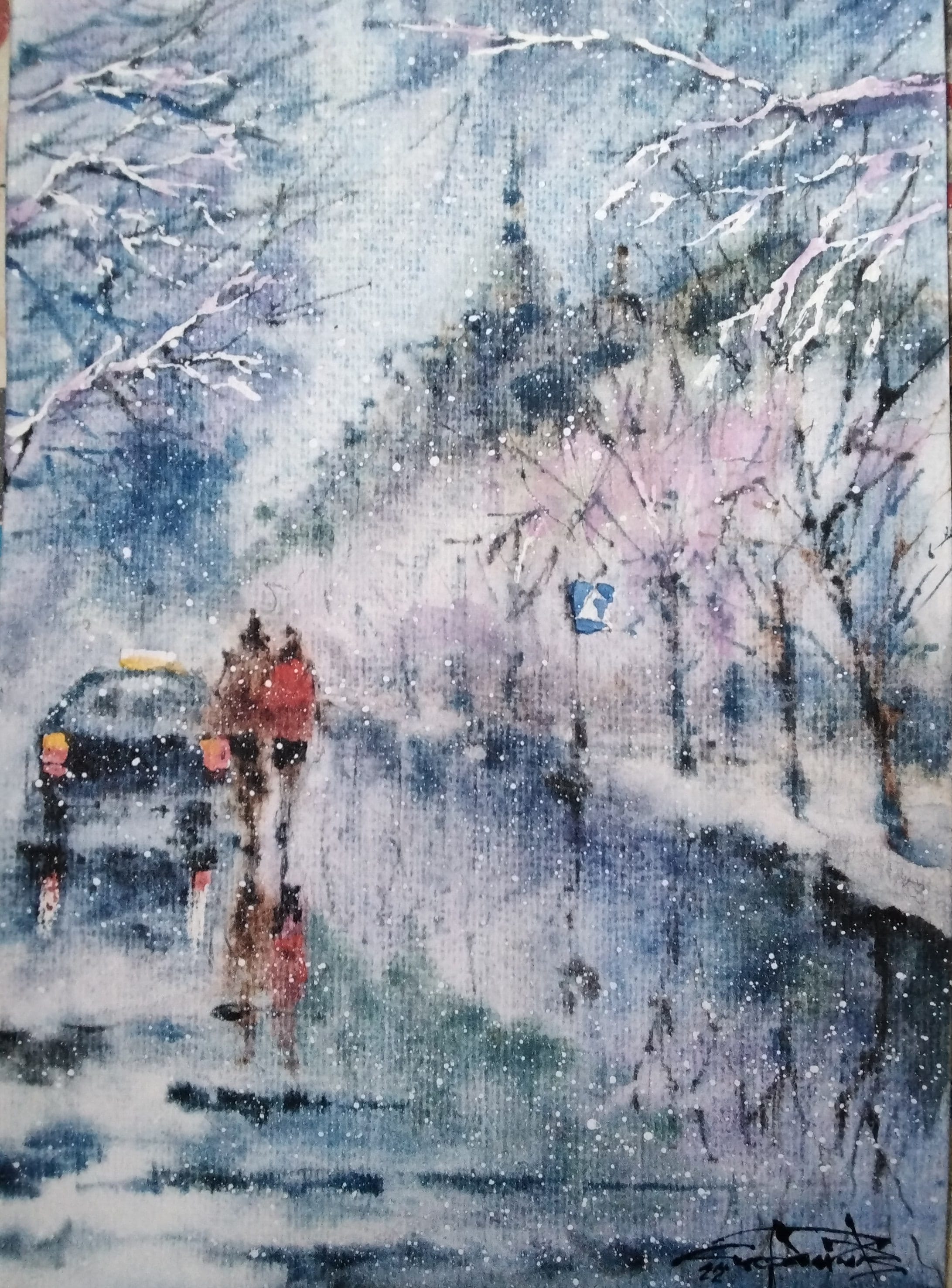 Kyiv No. 51 — watercolour by Serhii Shcherbakov