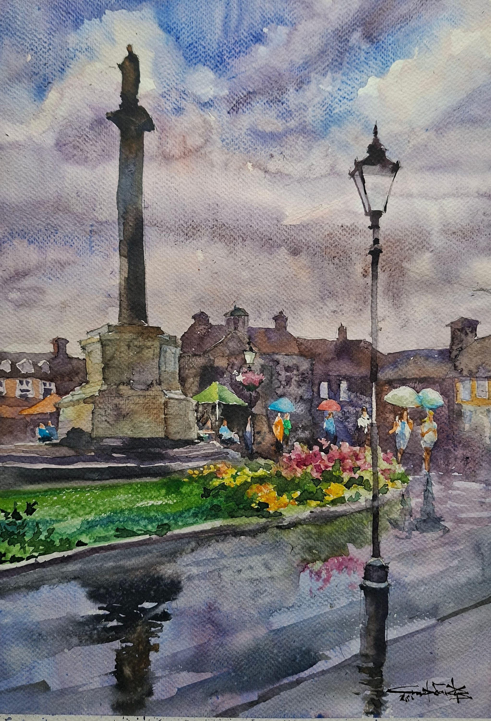 Ireland watercolour — watercolour by Serhii Shcherbakov