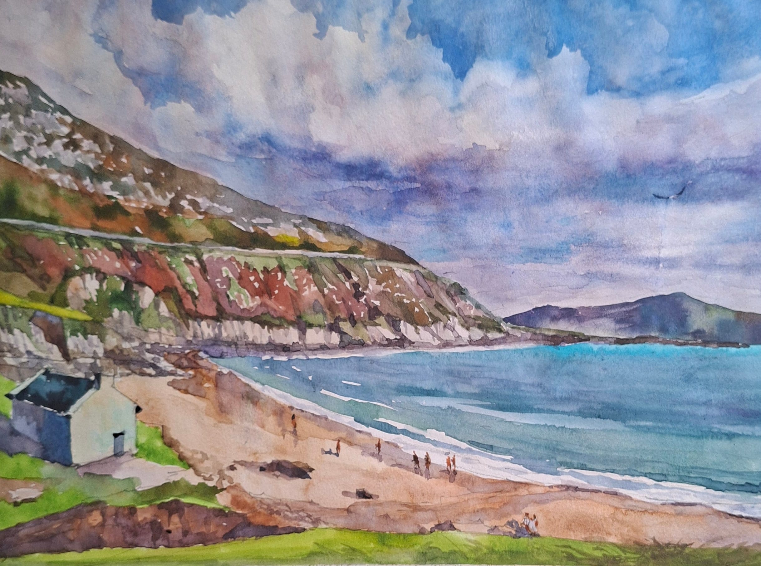 Ireland watercolour — watercolour by Serhii Shcherbakov