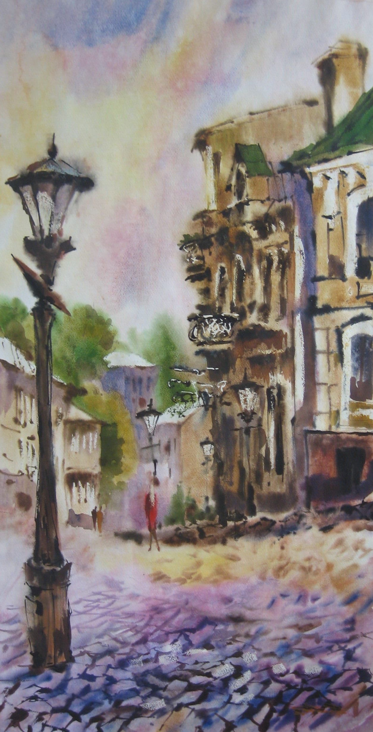 The Lantern — watercolour by Serhii Shcherbakov