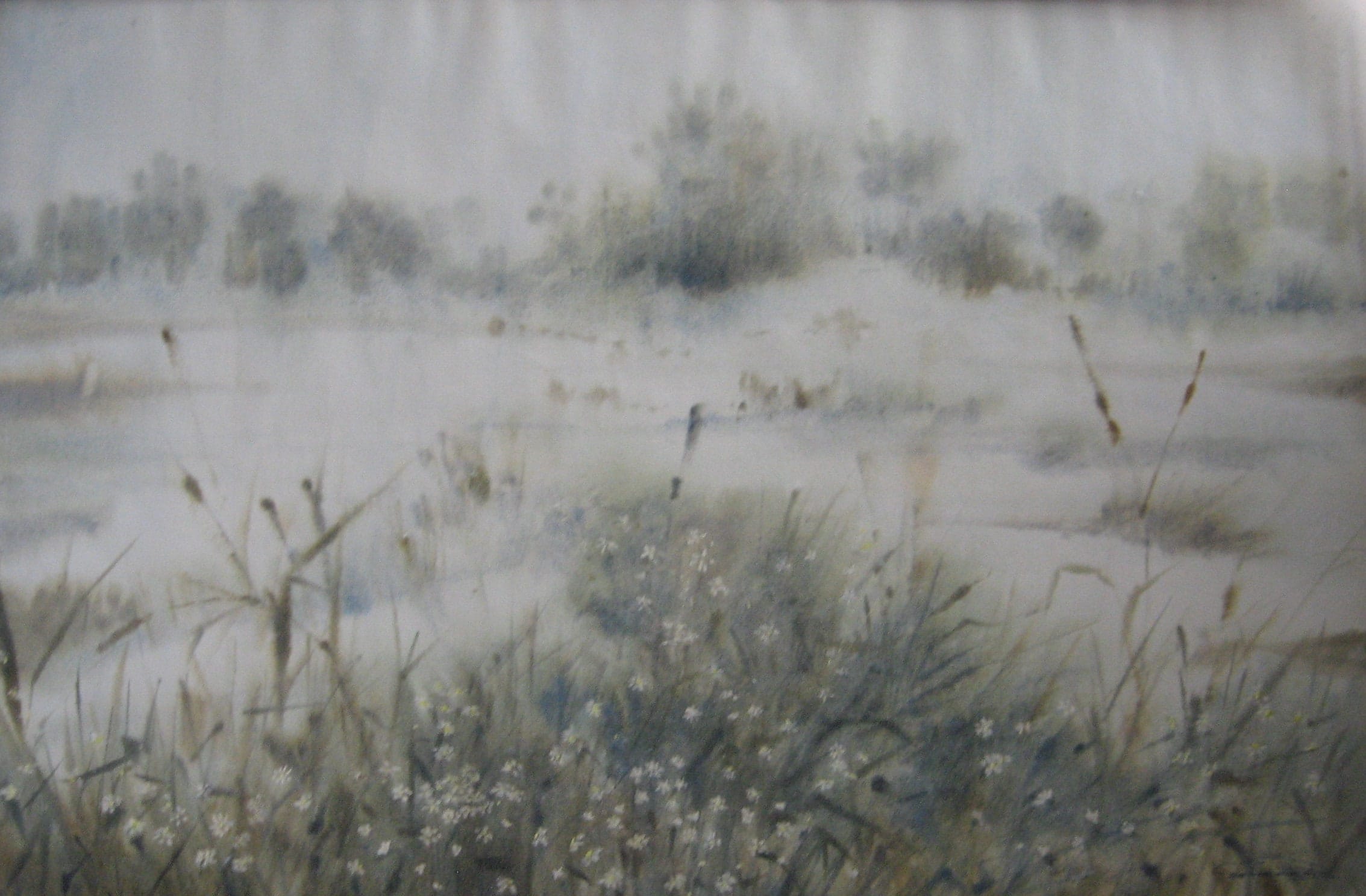 Spilled Milk — watercolour by Serhii Shcherbakov