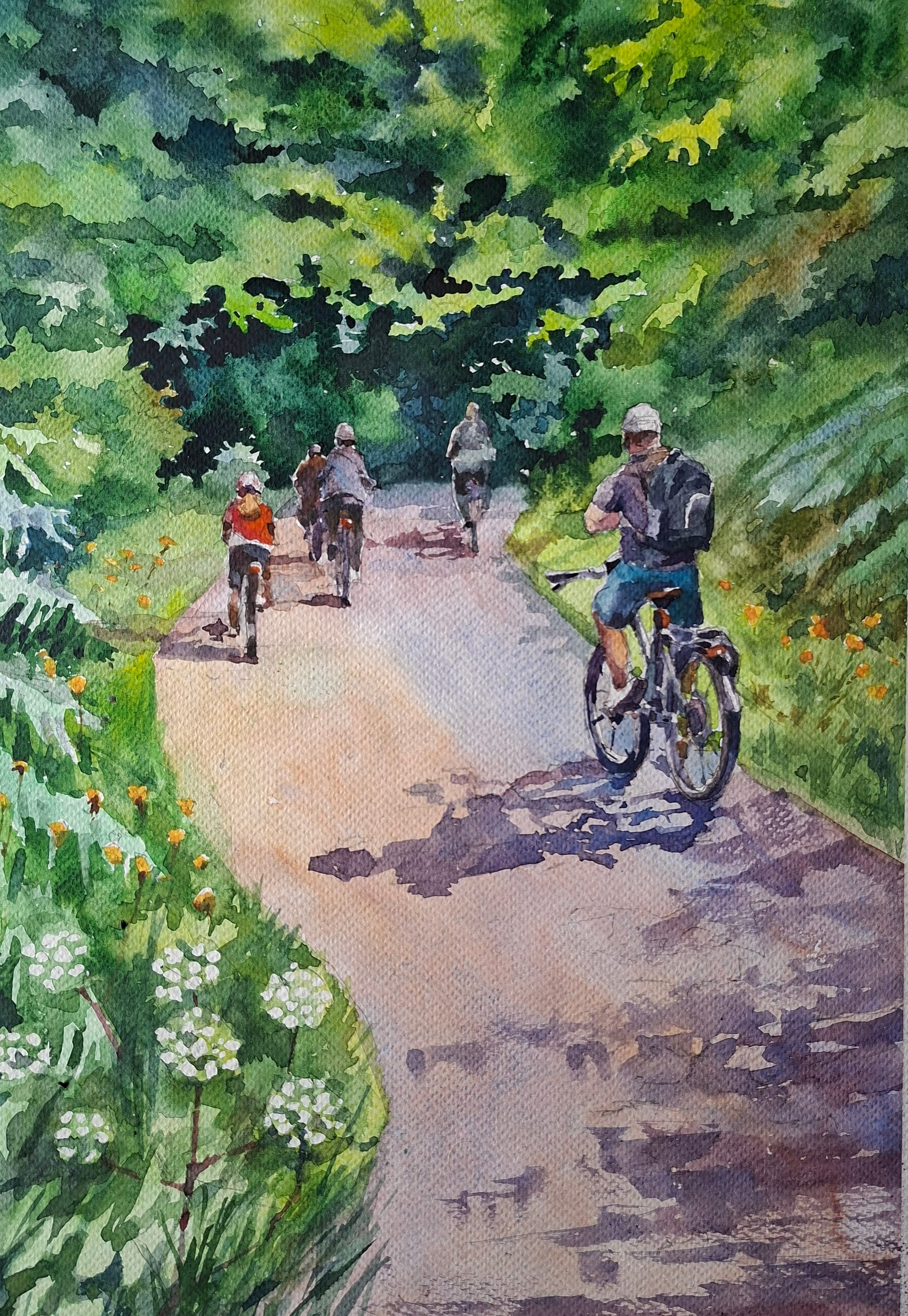 Ireland watercolour — watercolour by Serhii Shcherbakov