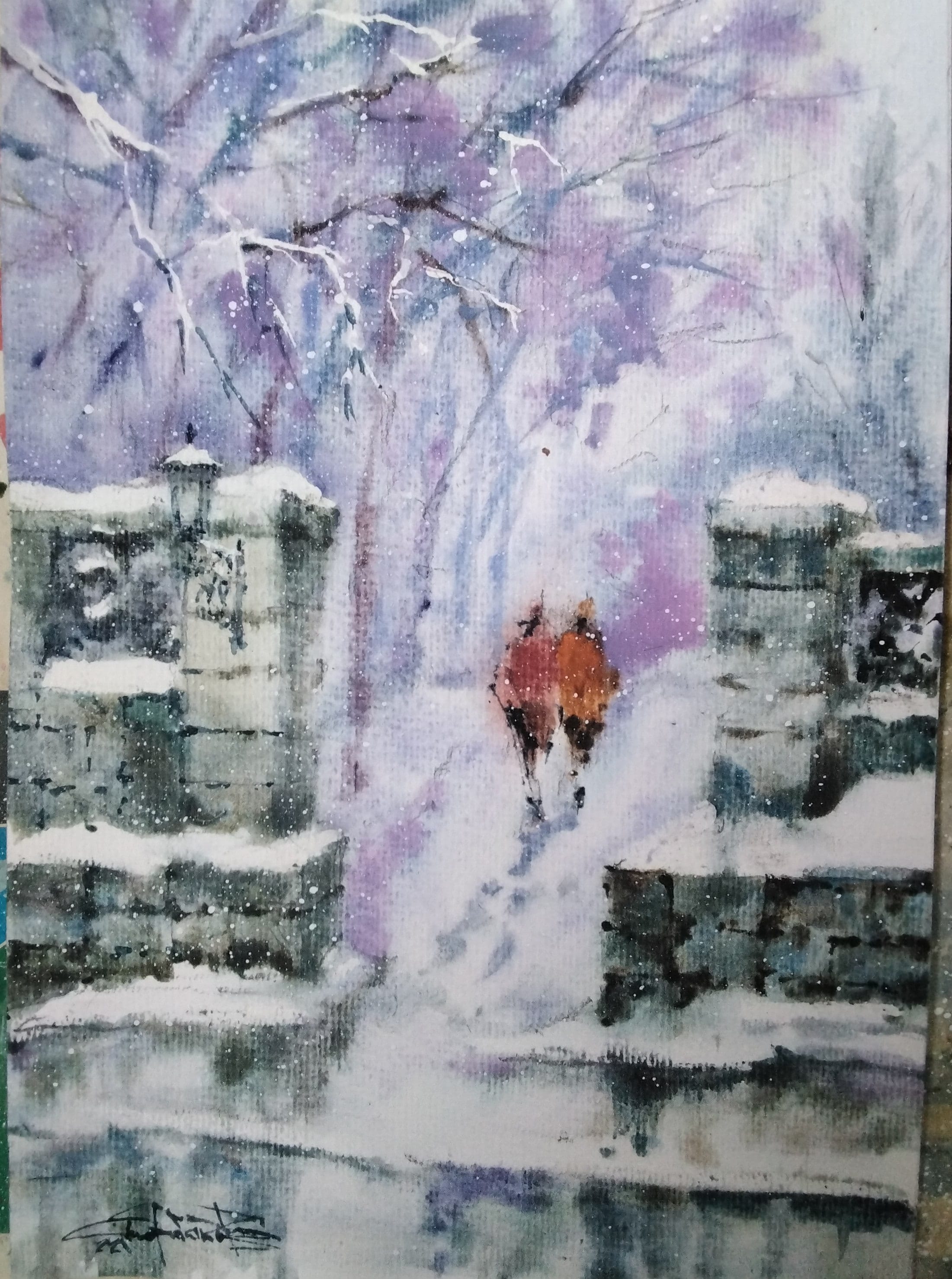 Kyiv No. 48 — watercolour by Serhii Shcherbakov