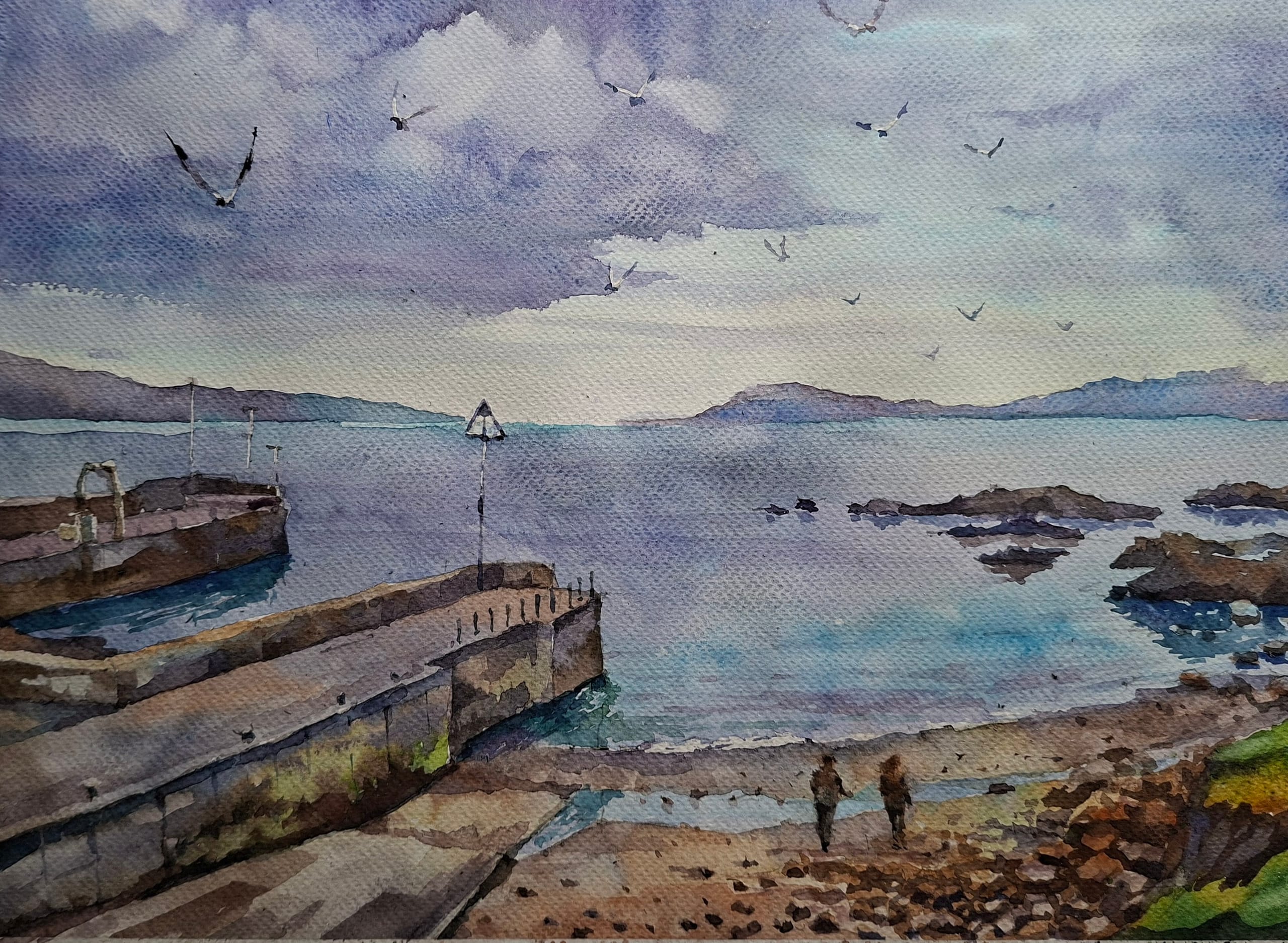 Ireland watercolour — watercolour by Serhii Shcherbakov