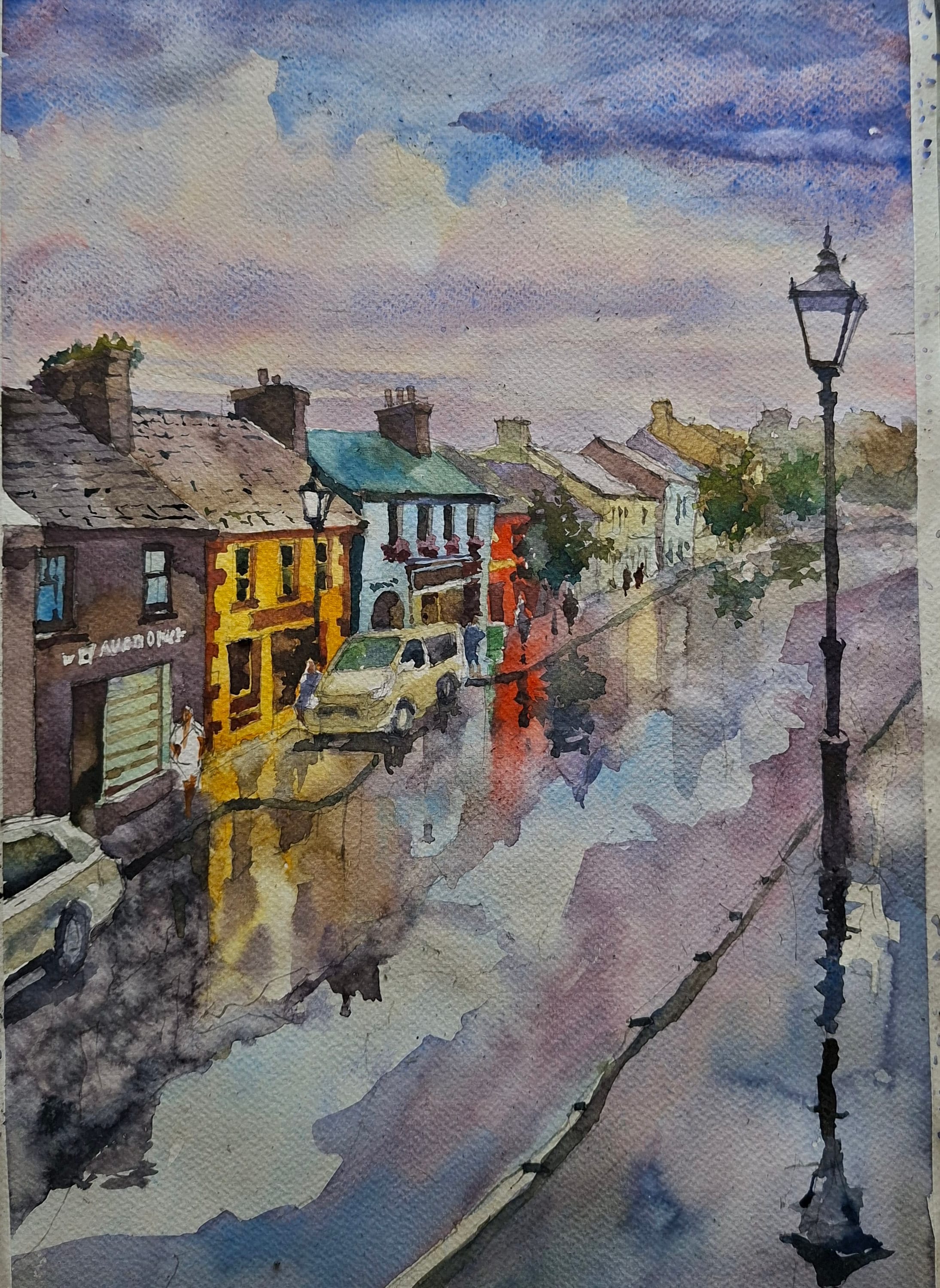 Ireland watercolour — watercolour by Serhii Shcherbakov