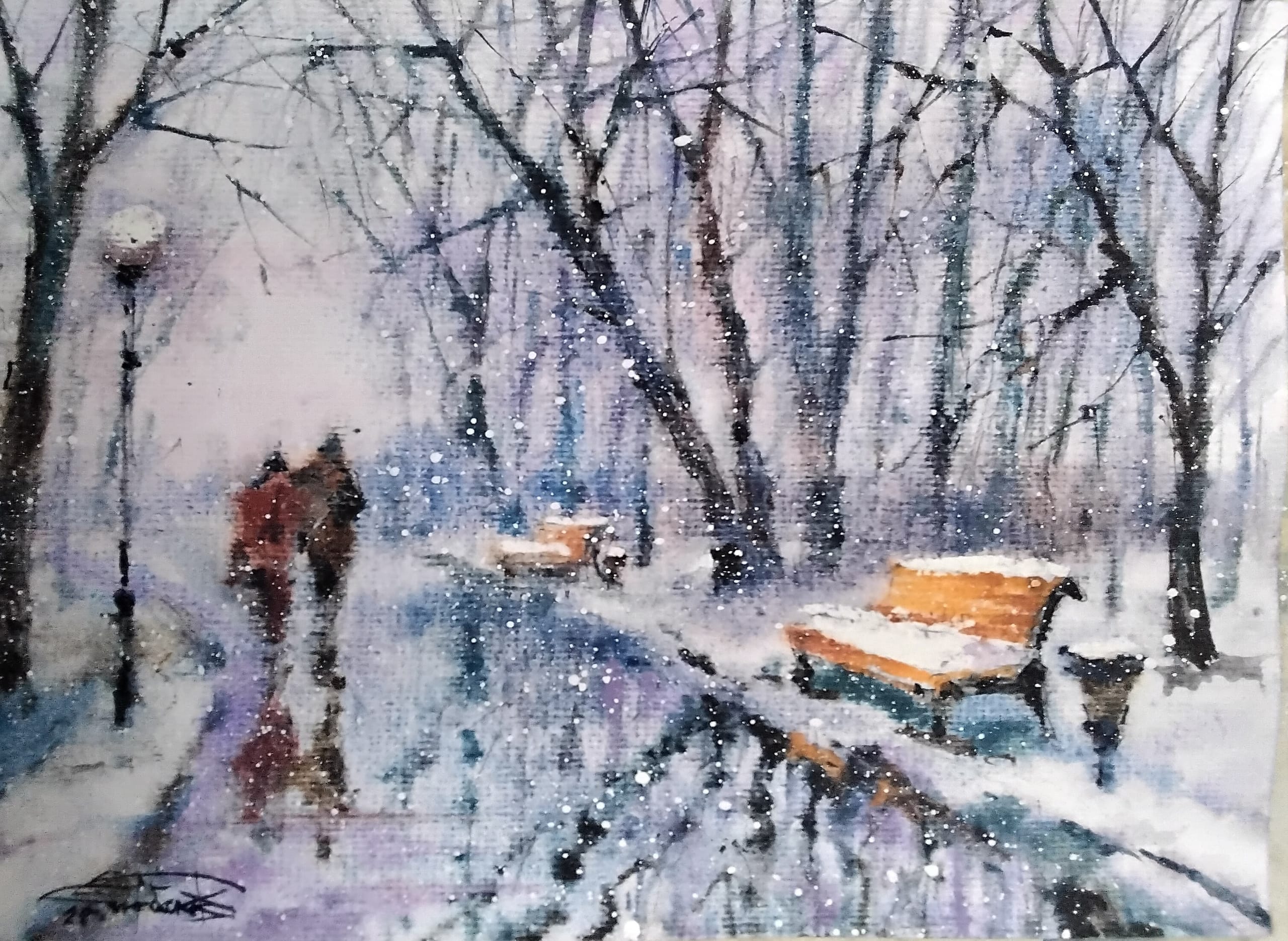 Kyiv No. 45 — watercolour by Serhii Shcherbakov
