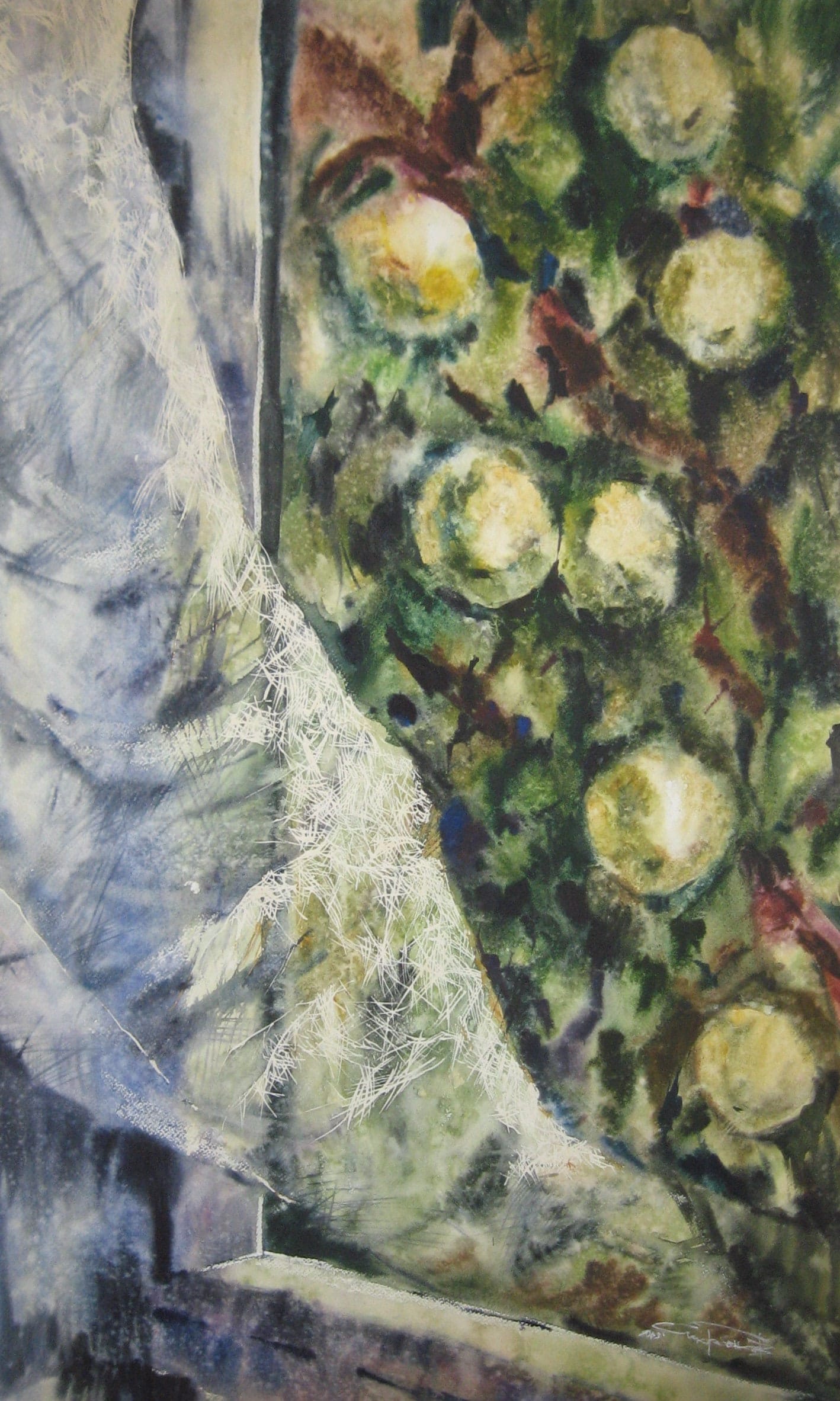 Breath of Wind — watercolour by Serhii Shcherbakov
