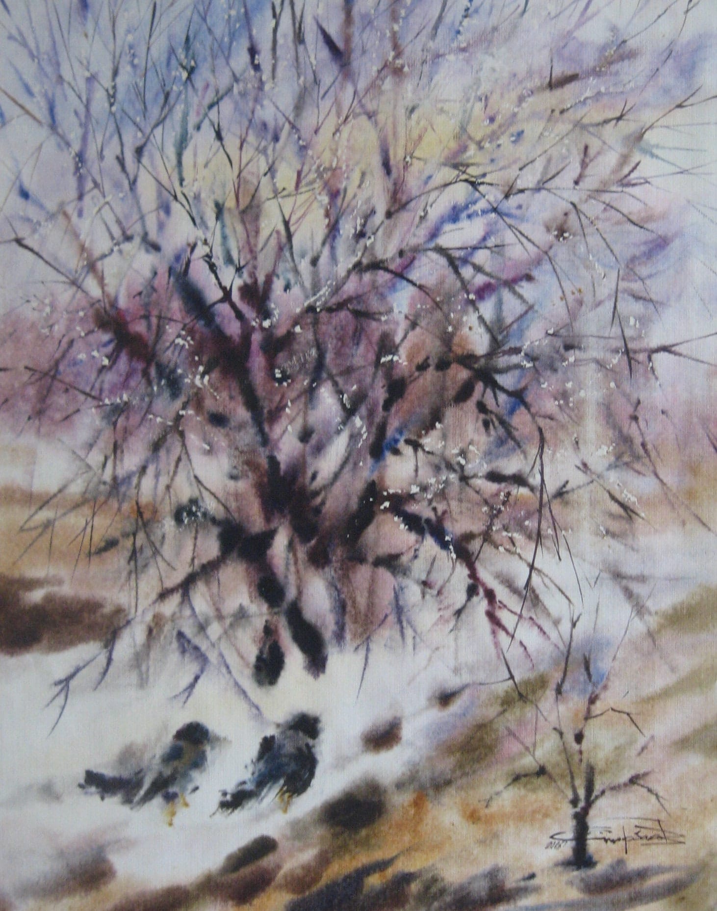 Spring — watercolour by Serhii Shcherbakov