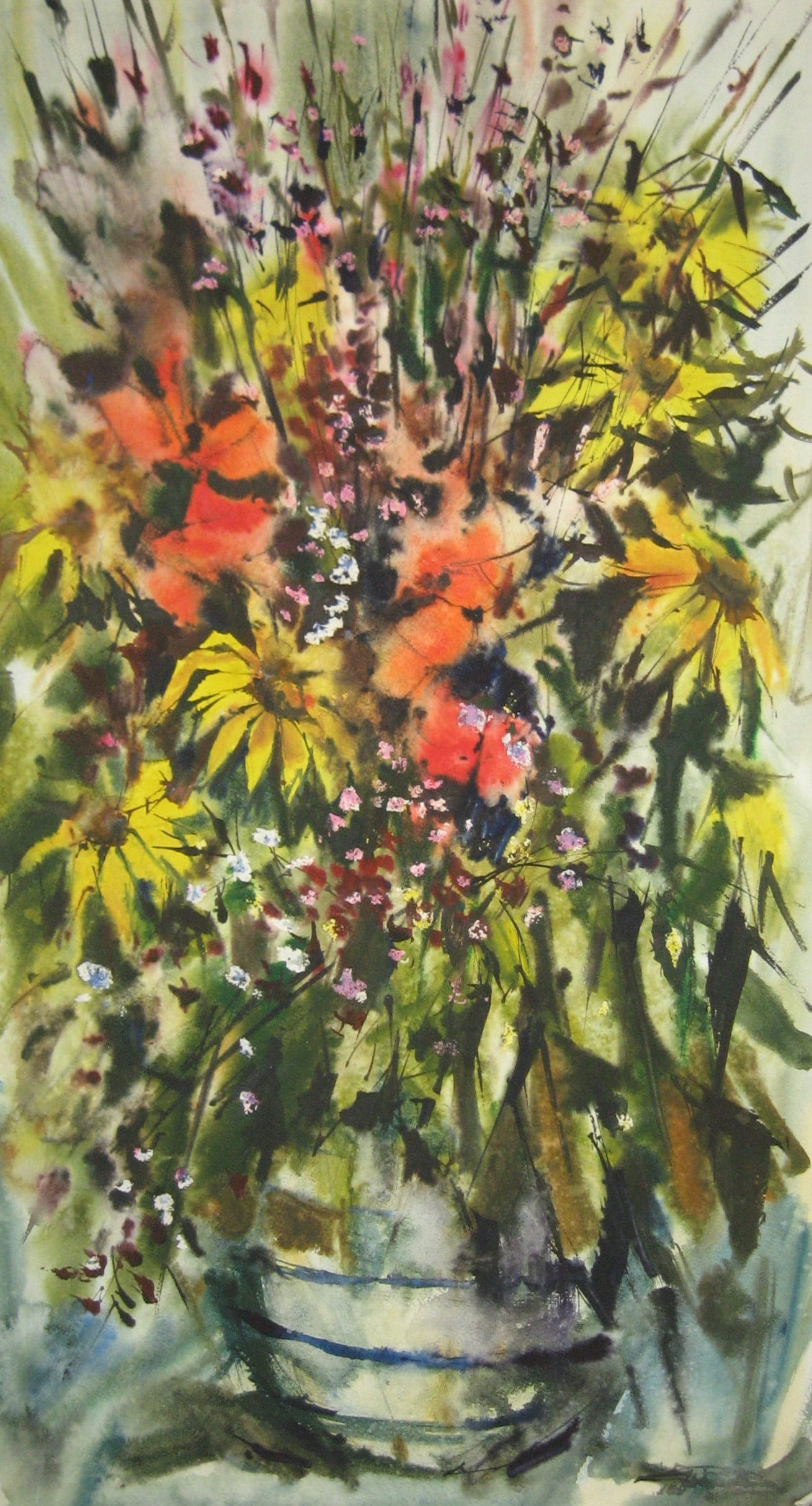 Scent of Autumn — watercolour by Serhii Shcherbakov