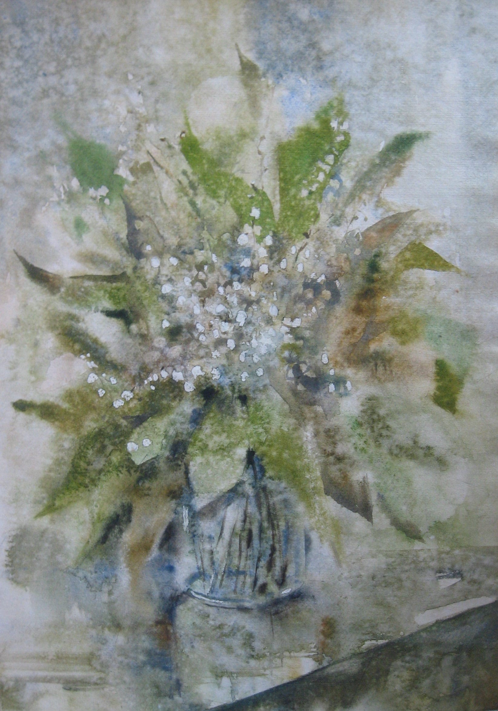 Lilies of the Valley — watercolour by Serhii Shcherbakov