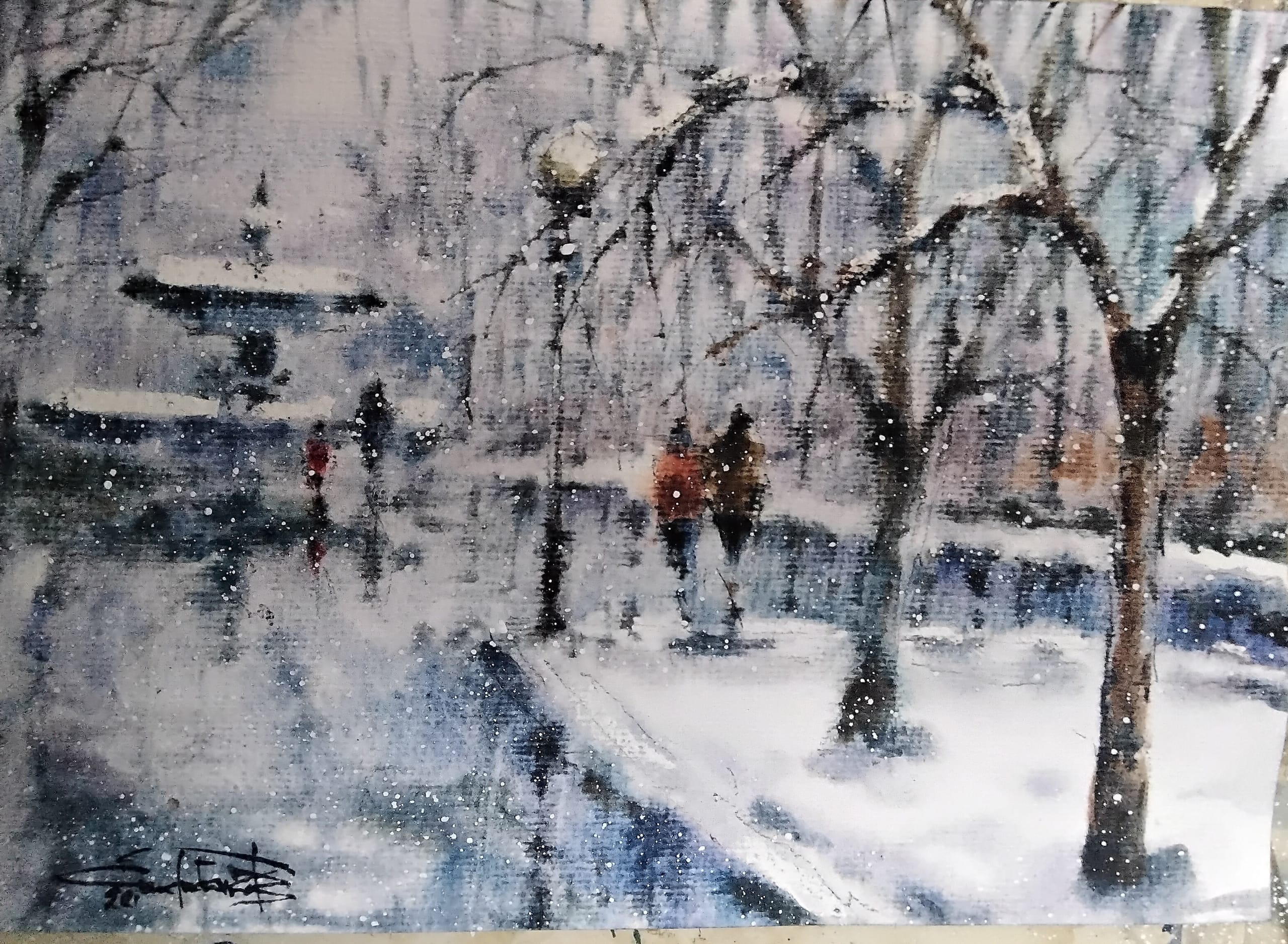 Kyiv No. 44 — watercolour by Serhii Shcherbakov