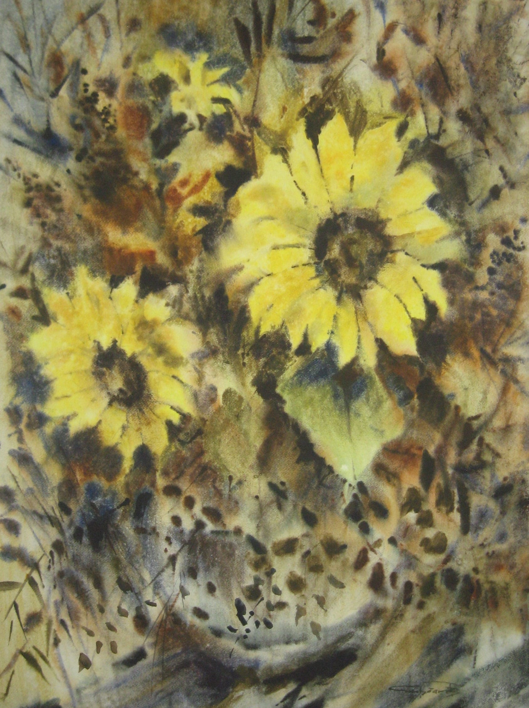 Sunny Warmth — watercolour by Serhii Shcherbakov
