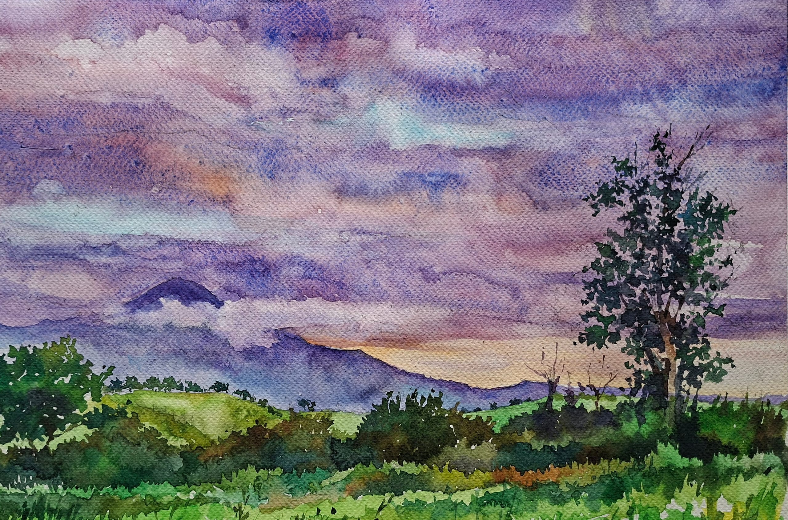 Ireland watercolour — watercolour by Serhii Shcherbakov