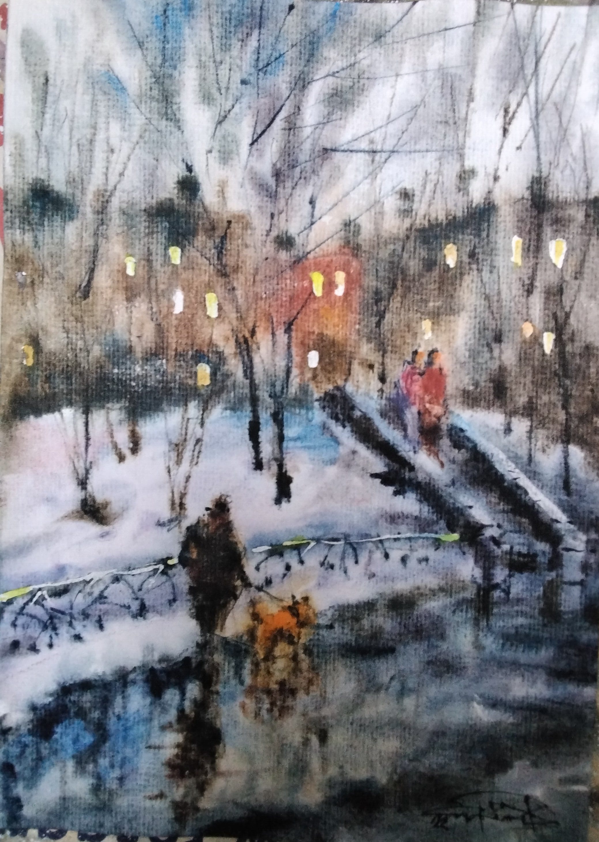 Kyiv No. 55 — watercolour by Serhii Shcherbakov