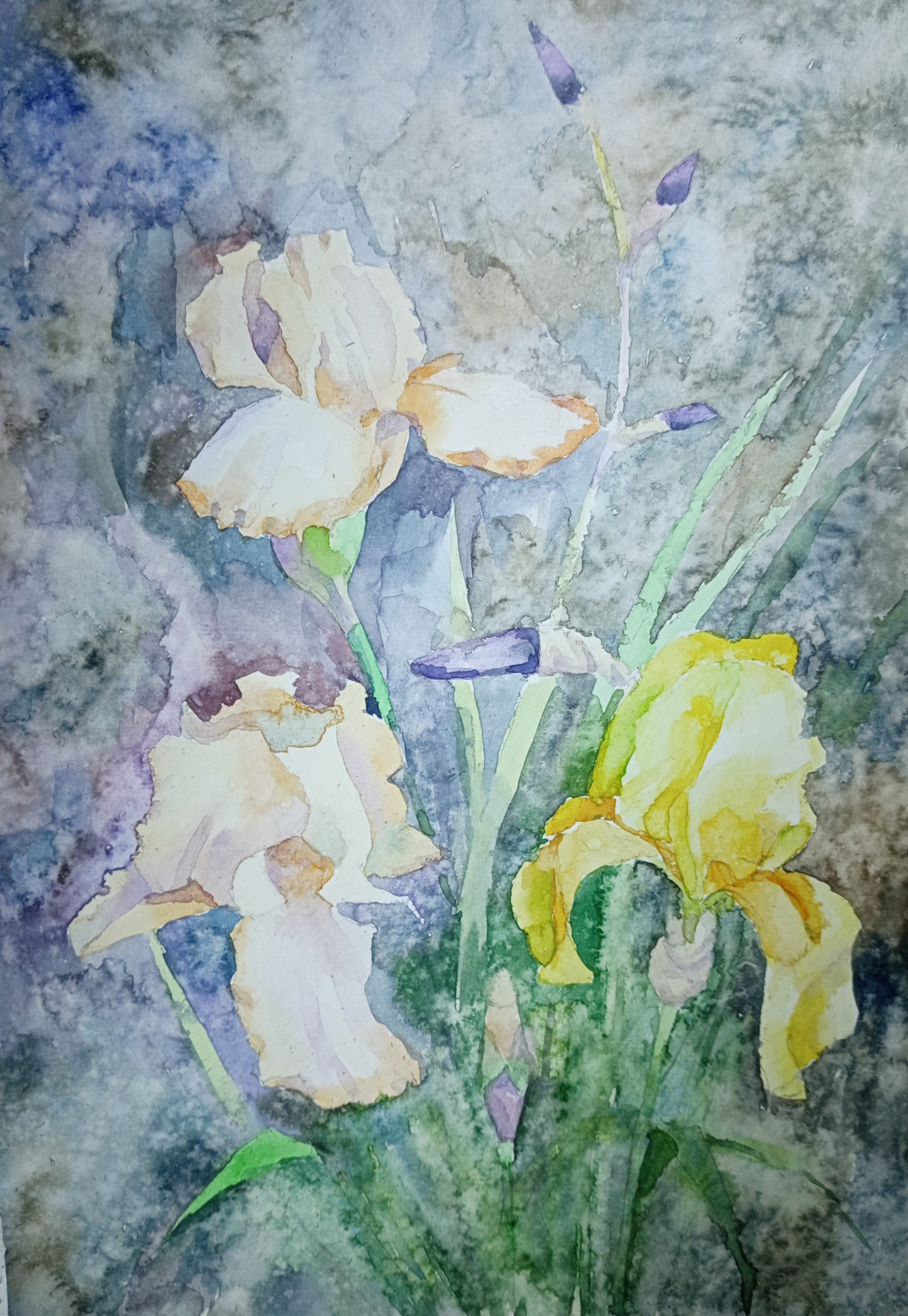 Flowers watercolour — watercolour by Serhii Shcherbakov