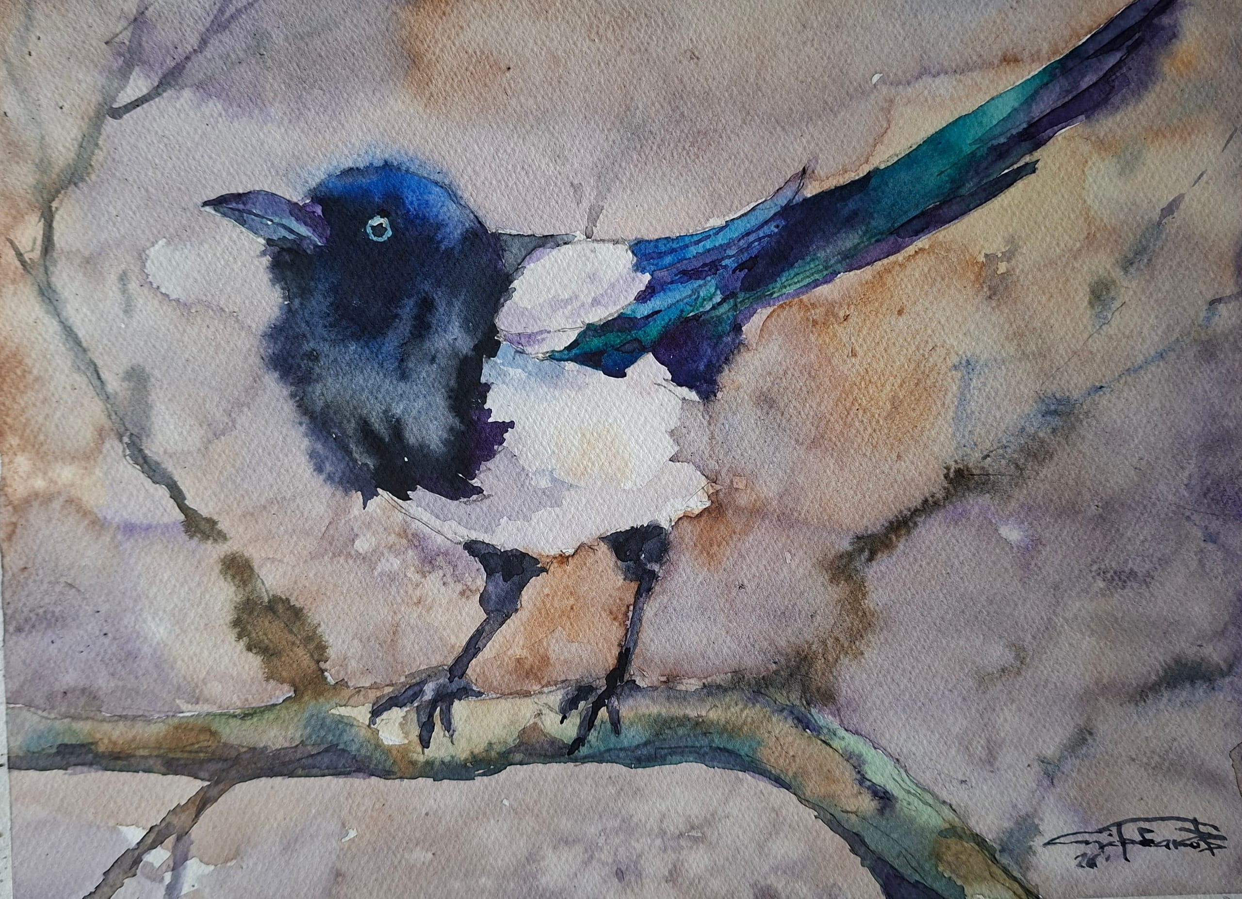 Ireland watercolour — watercolour by Serhii Shcherbakov