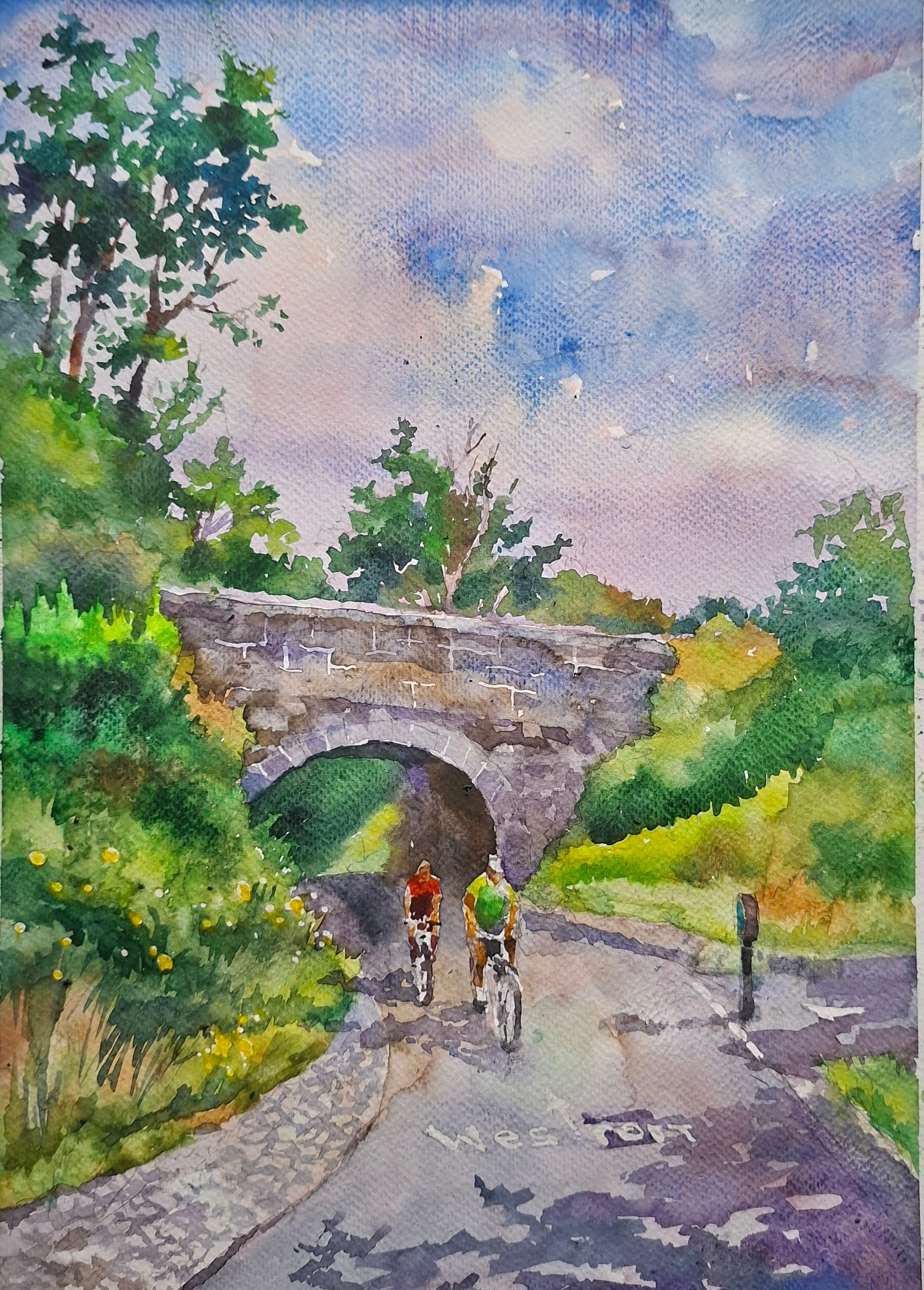 Ireland watercolour — watercolour by Serhii Shcherbakov