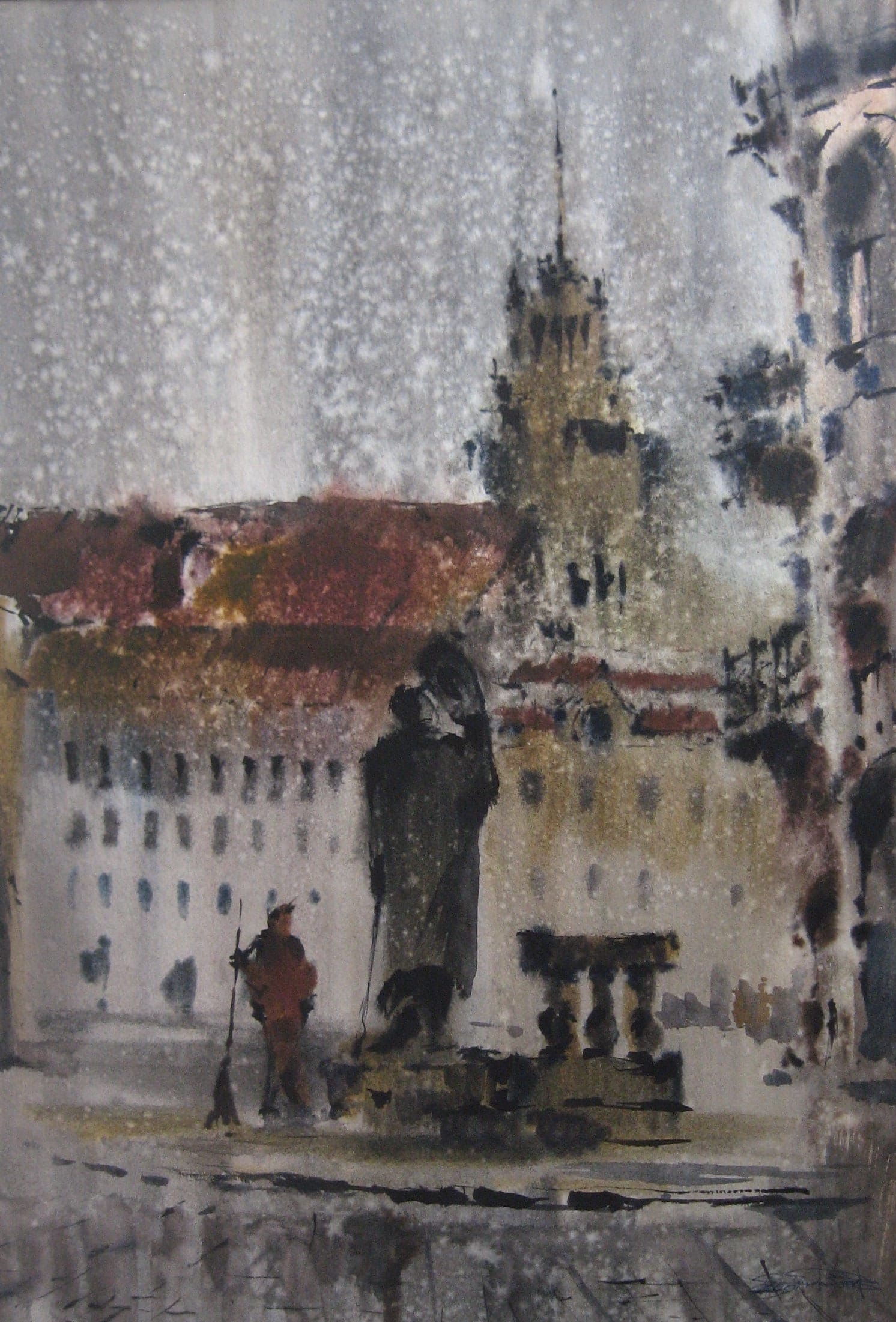 Shalom Aleichem — watercolour by Serhii Shcherbakov