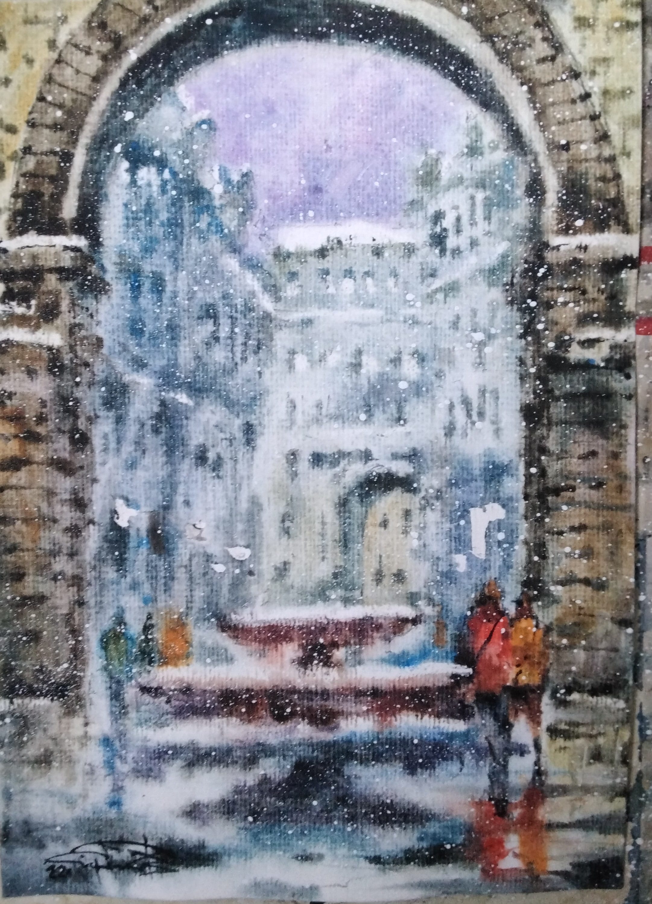 Kyiv No. 52 — watercolour by Serhii Shcherbakov