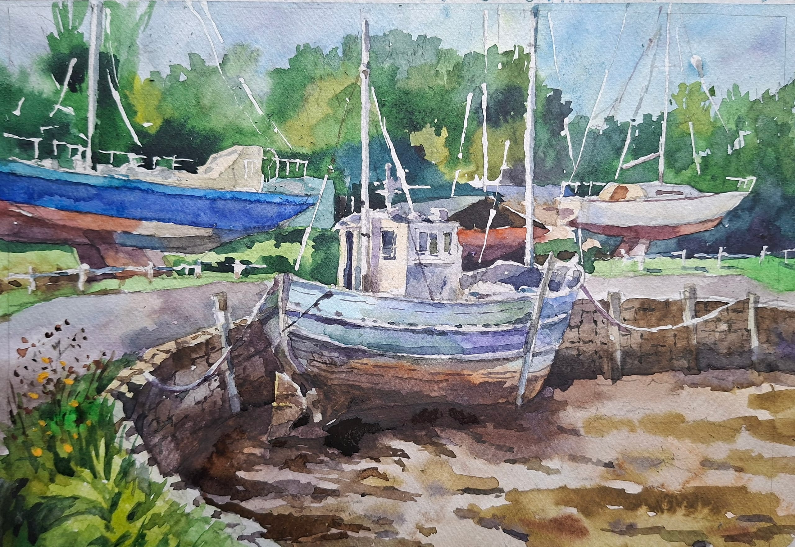 Ireland watercolour — watercolour by Serhii Shcherbakov