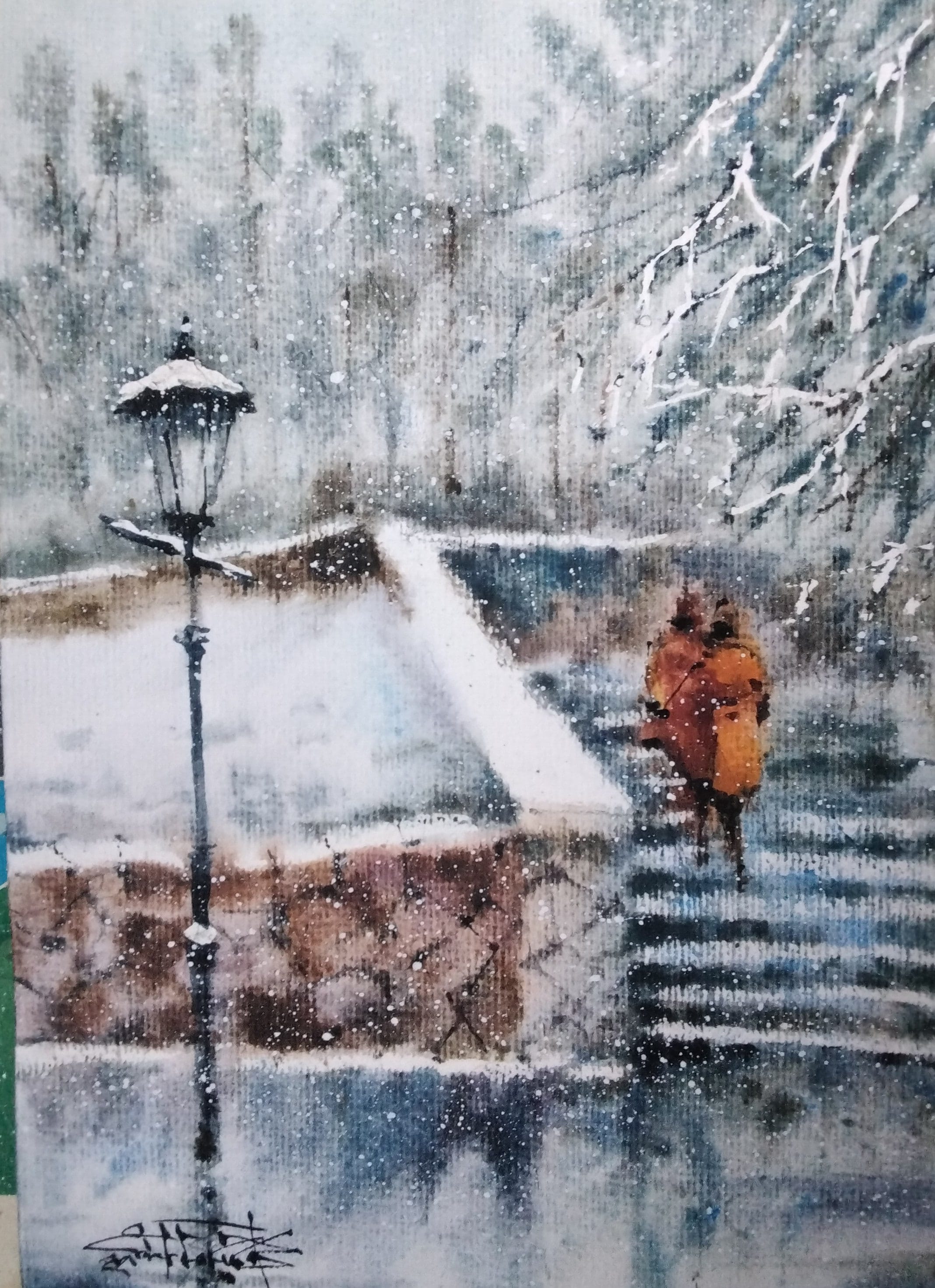 Kyiv No. 50 — watercolour by Serhii Shcherbakov