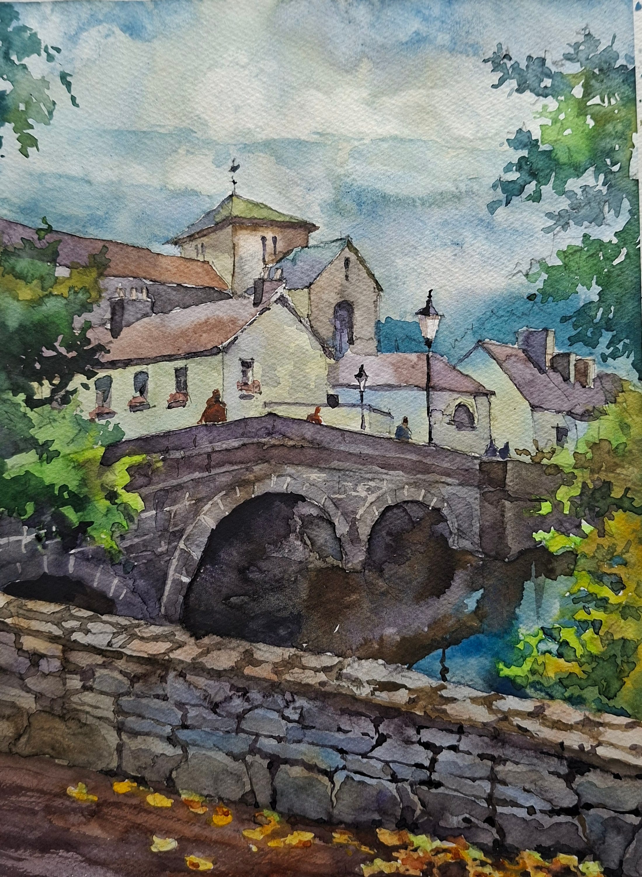 Ireland watercolour — watercolour by Serhii Shcherbakov