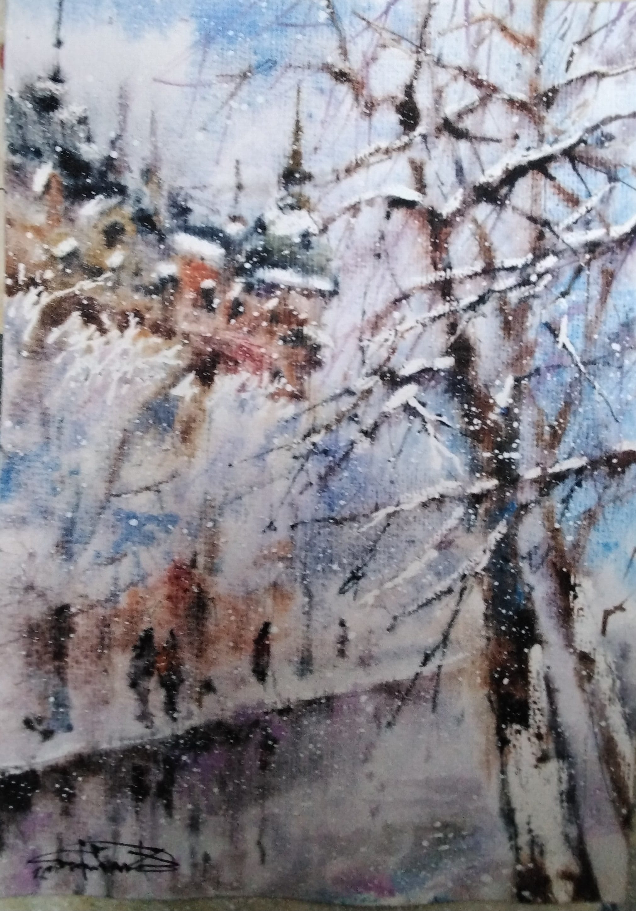 Kyiv No. 53 — watercolour by Serhii Shcherbakov