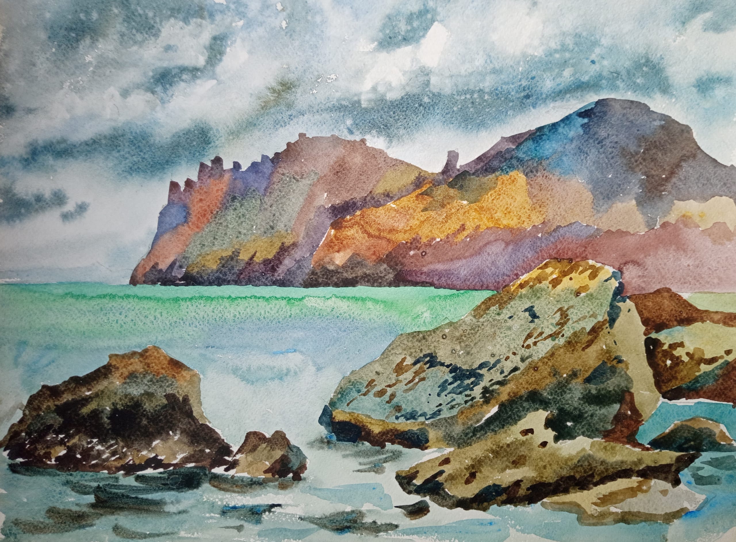 Crimean Impressions No. 7 — watercolour by Serhii Shcherbakov
