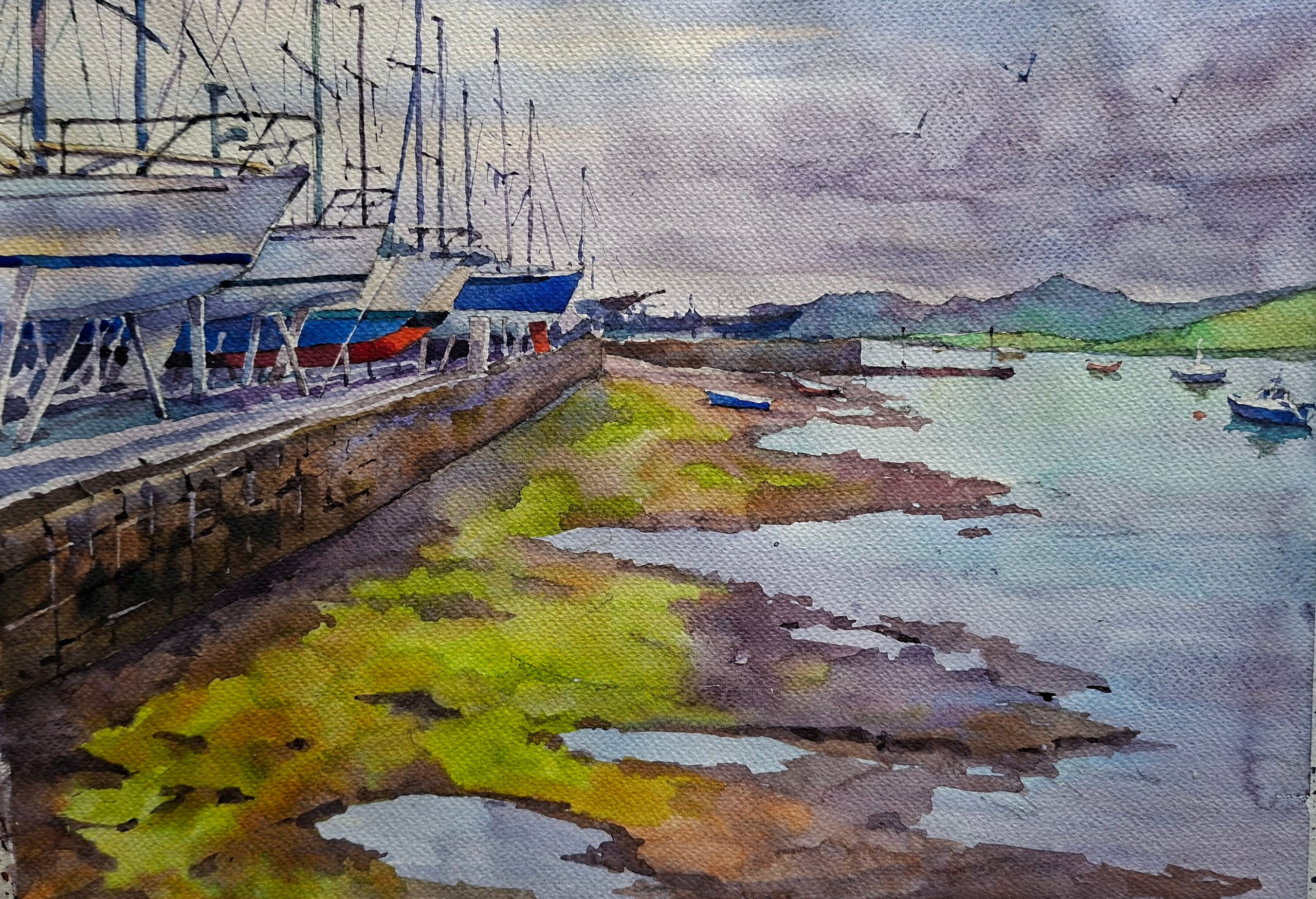 Ireland watercolour — watercolour by Serhii Shcherbakov