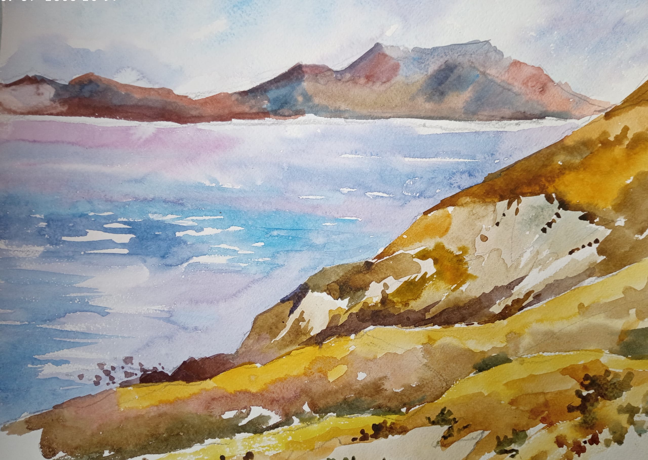 Crimean Impressions No. 9 — watercolour by Serhii Shcherbakov