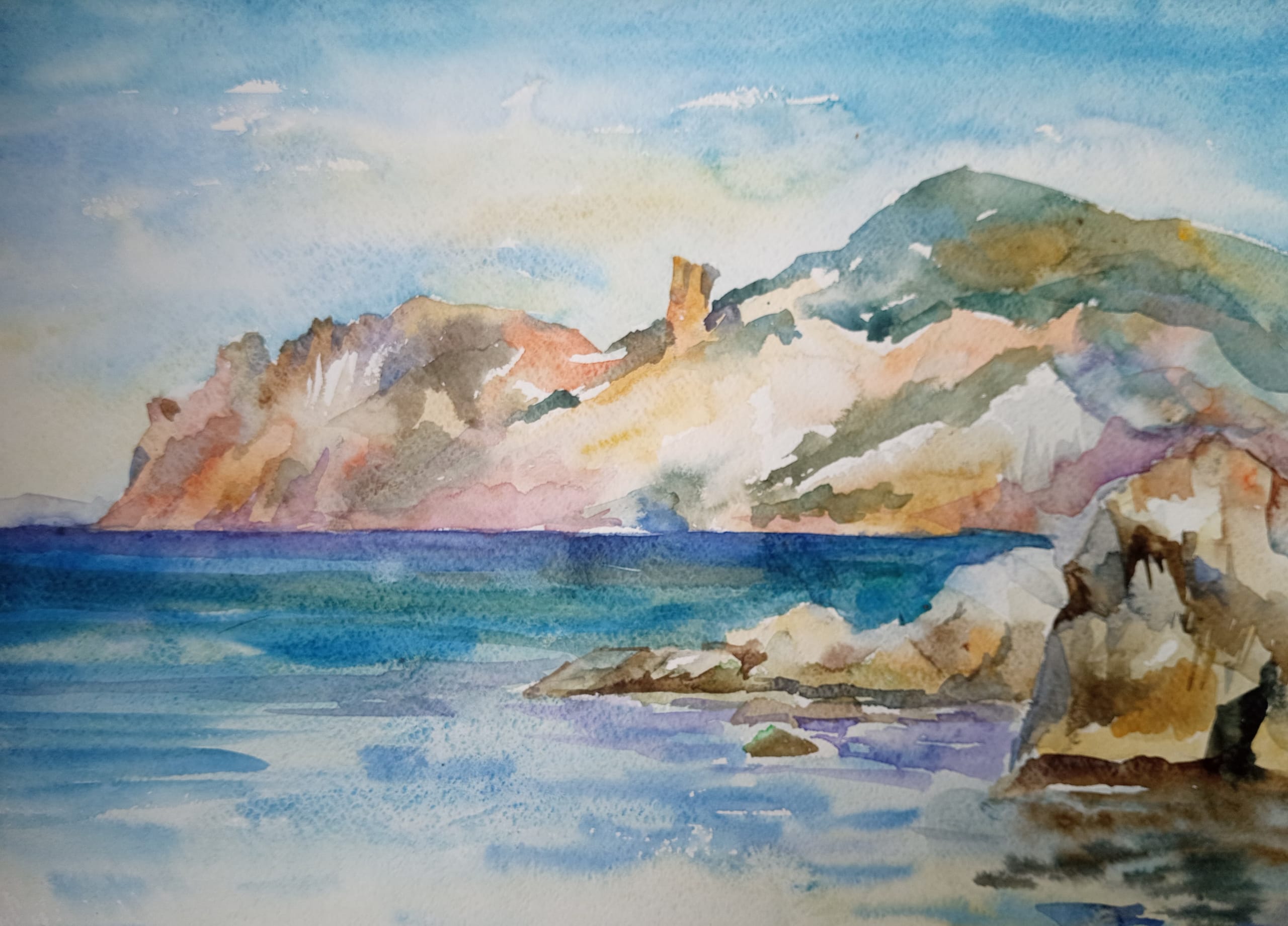 Crimean Impressions No. 11 — watercolour by Serhii Shcherbakov