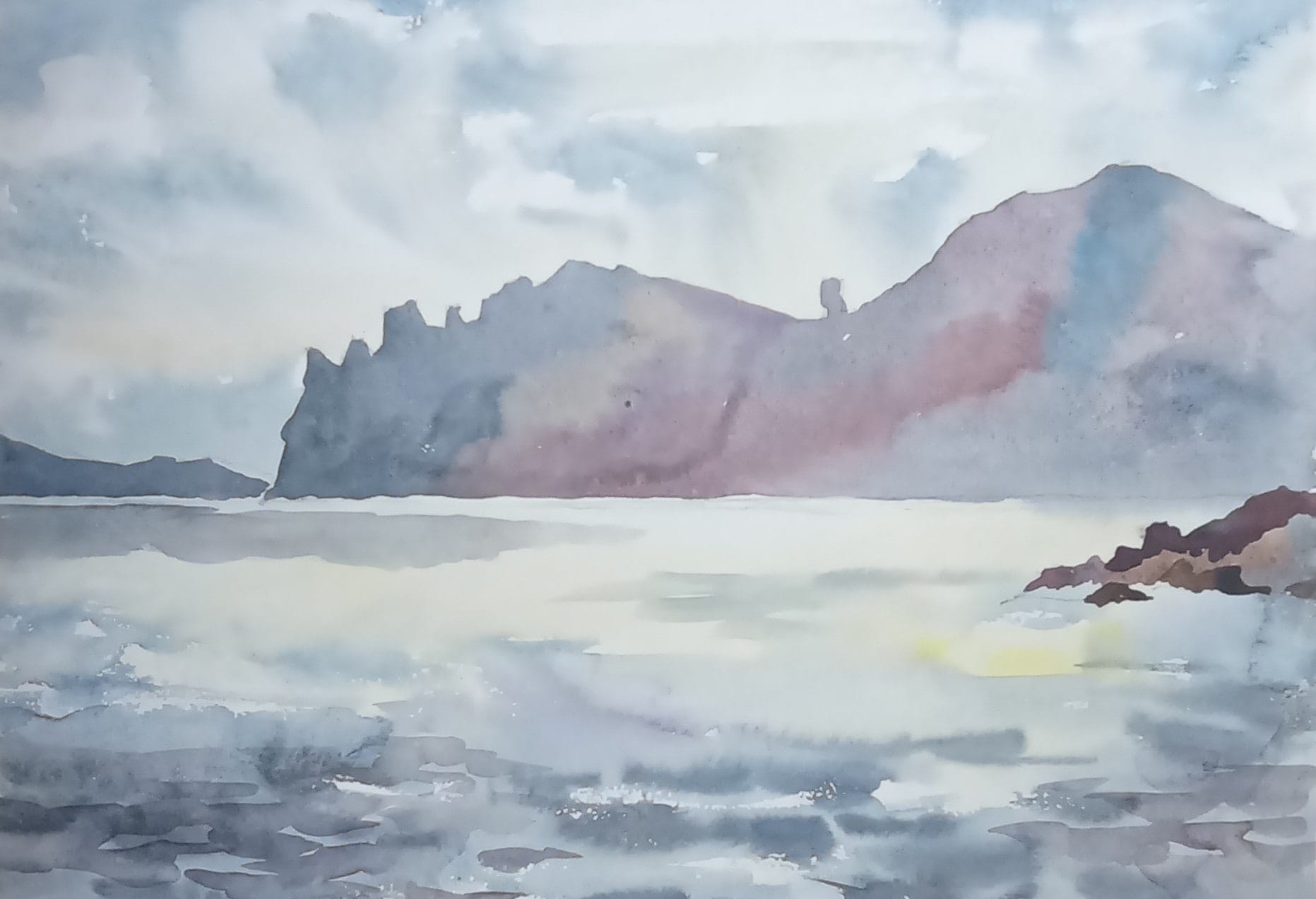 Crimean Impressions No. 2 — watercolour by Serhii Shcherbakov