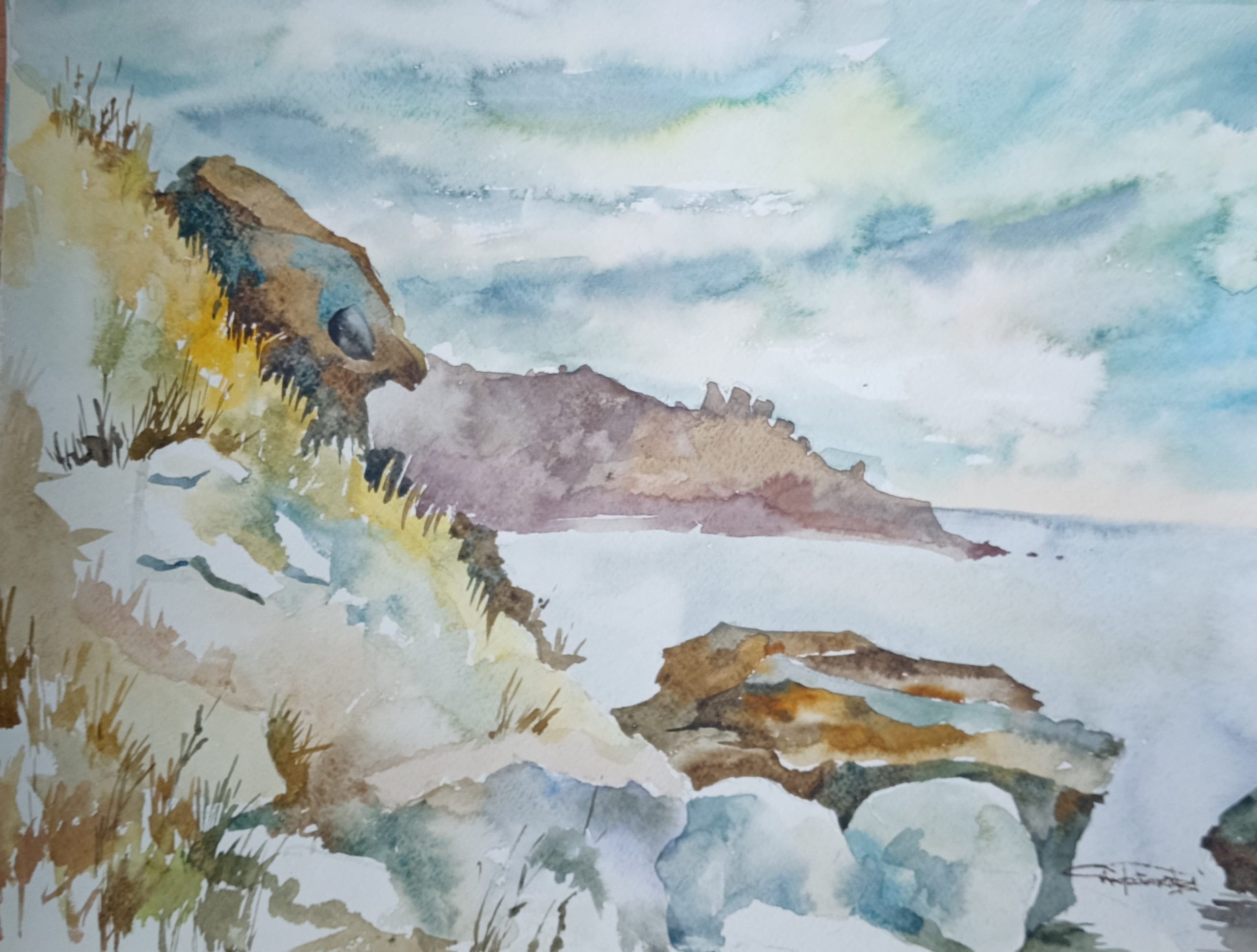 Crimean Impressions No. 4 — watercolour by Serhii Shcherbakov