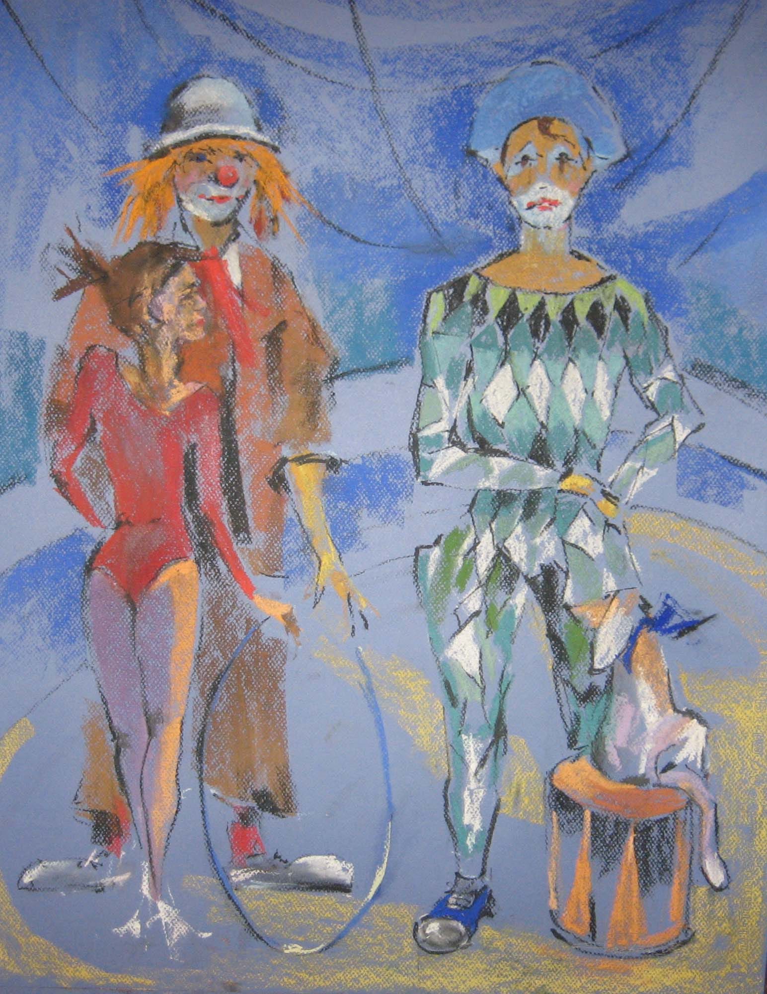 Friends — watercolour by Serhii Shcherbakov