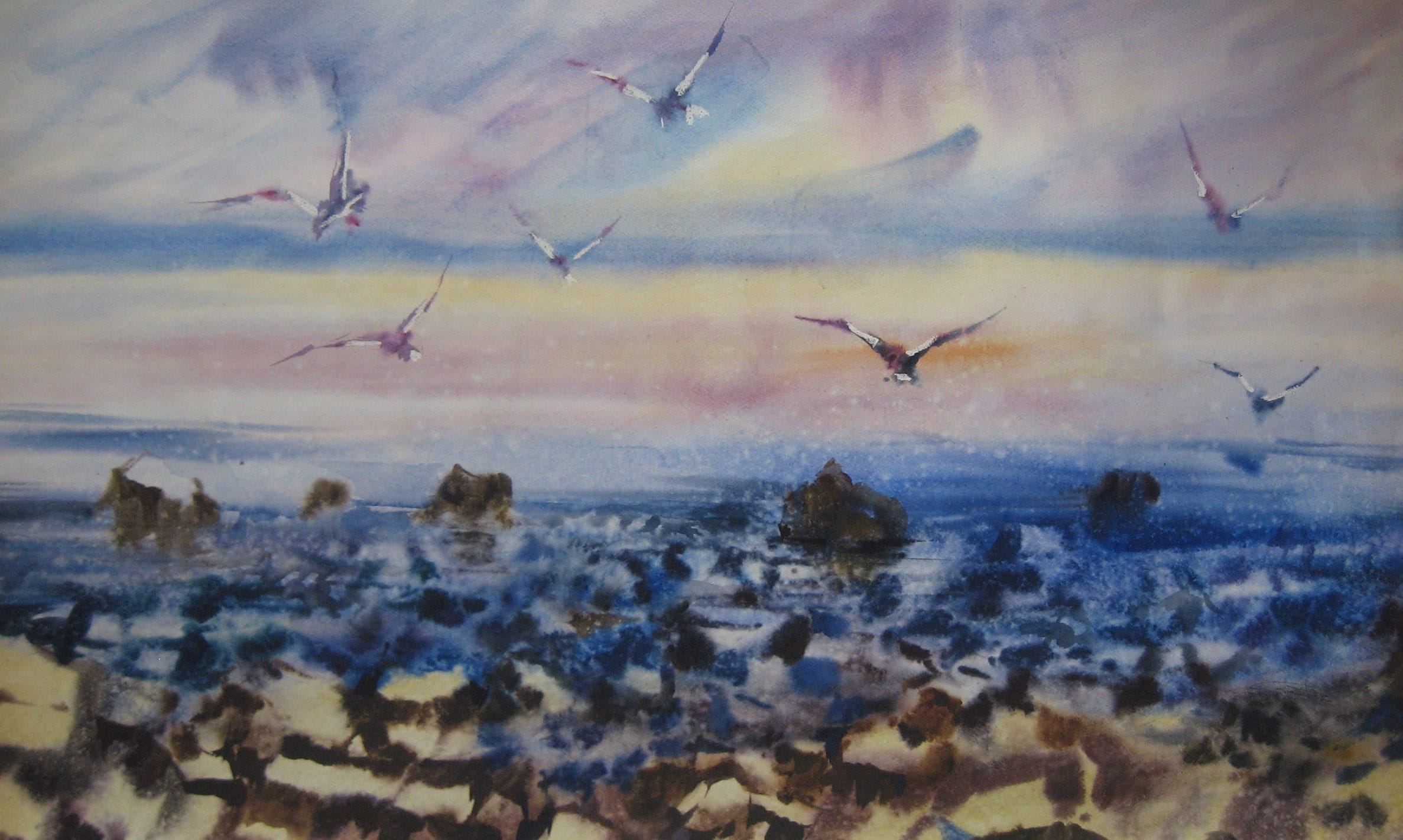 Sea Breeze — watercolour by Serhii Shcherbakov