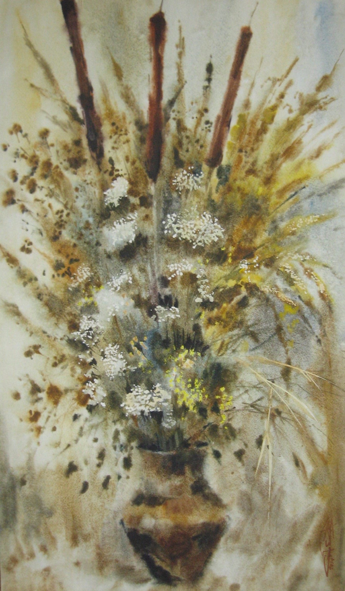 Bouquet from the Meadow — watercolour by Serhii Shcherbakov