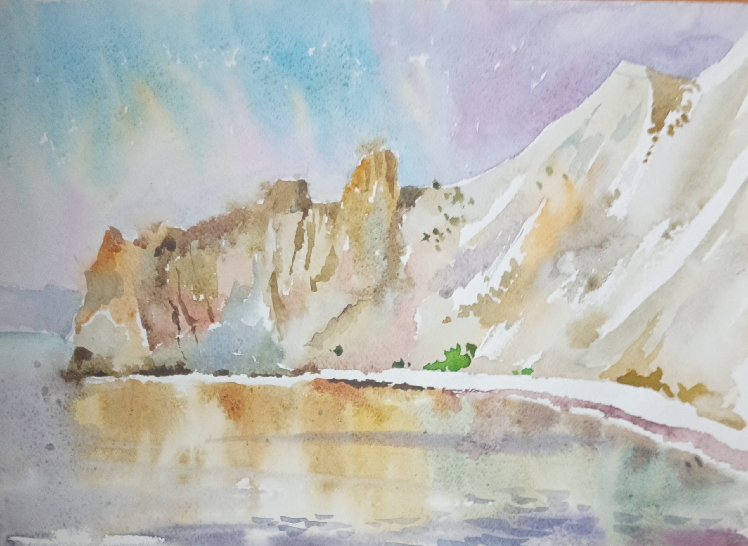 Crimean Impressions No. 1 — watercolour by Serhii Shcherbakov